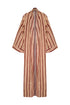Rafaela Linen Kaftan / Red Stripes